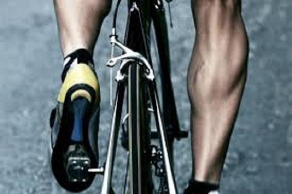 délka nohy cyklisty