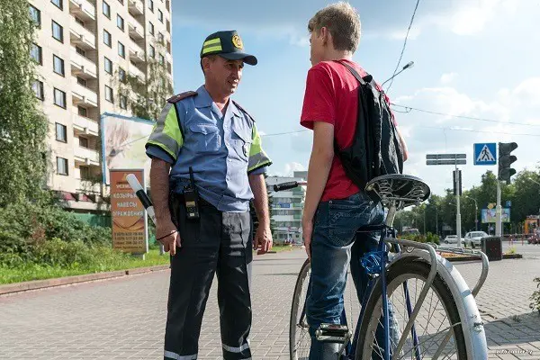 pokuta pro cyklistu